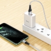 Кабель Hoco X50 Excellent charging data cable for Lightning Gray (X50)