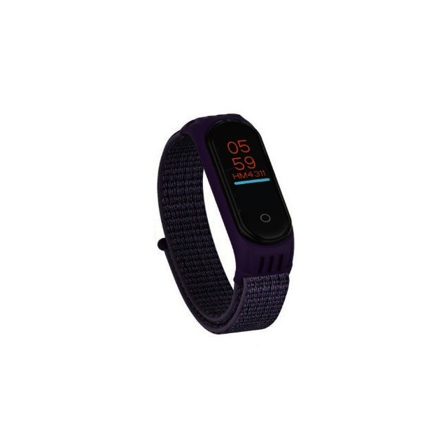 Ремешок Nylon Mi Band 5/6 Deep Violet (19)