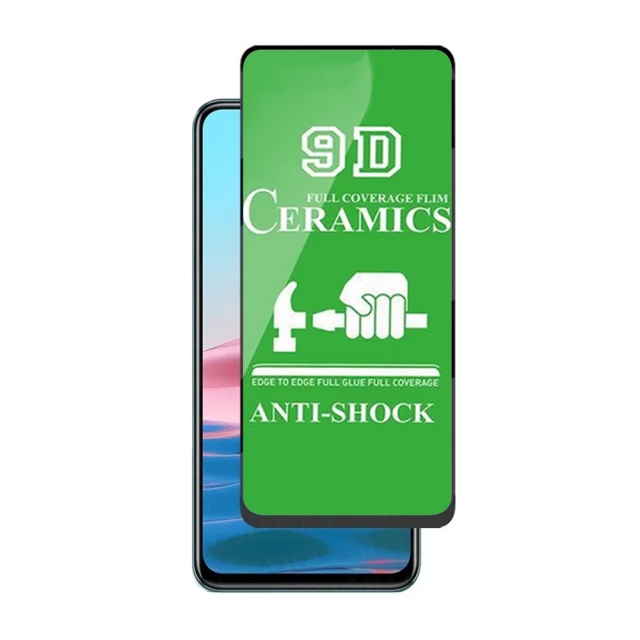 Защитное стекло Ceramic Xiaomi Redmi Note 10 Pro Black
