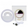Світлодіодне селфі кільце Selfie Ring Light RK - 12 White
