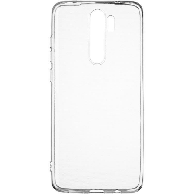 Чехол Silicone Case WS Xiaomi Redmi Note 8 Pro Прозрачный