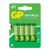 Батарейки GP GREENCELL 1.5V 15G-U4 Солевые R6, AA 4 шт. (15G-U4)