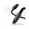 Кабель Baseus Tungsten Gold Fast Charging Data Cable USB to Lightning 2.4A 1m Black (CALWJ-01)