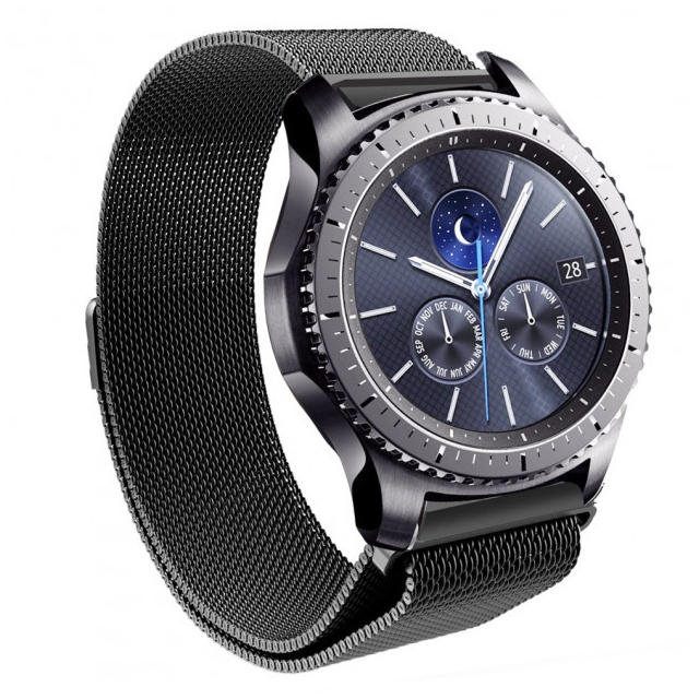 Ремешок Миланская петля 22 mm Gear S3/S2 (Grey)