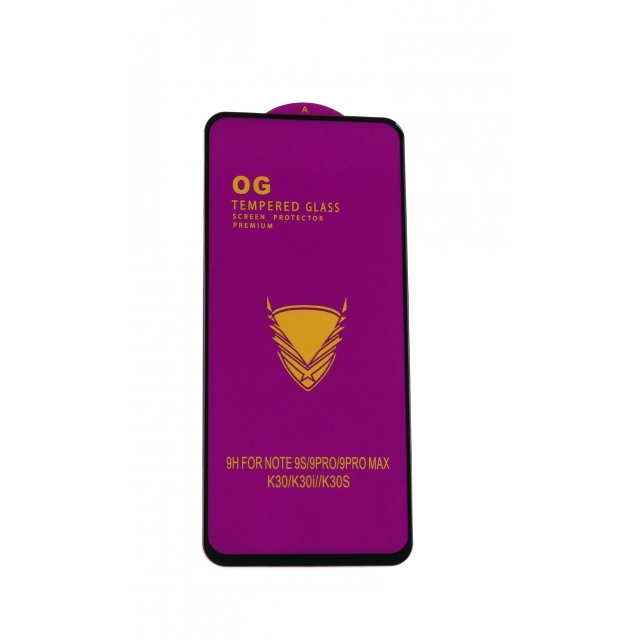 Защитное стекло OG Xiaomi Redmi Note 9 Pro/Note 9S/Poco F2 Pro/Poco M2 Pro/Poco X2 Black