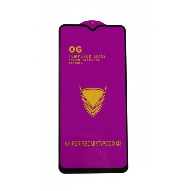 Защитное стекло OG Xiaomi Redmi 9T/9 Power/Note 9 4G/Poco M3 Black