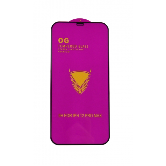 Защитное стекло OG Apple iPhone 12 Pro Max Black