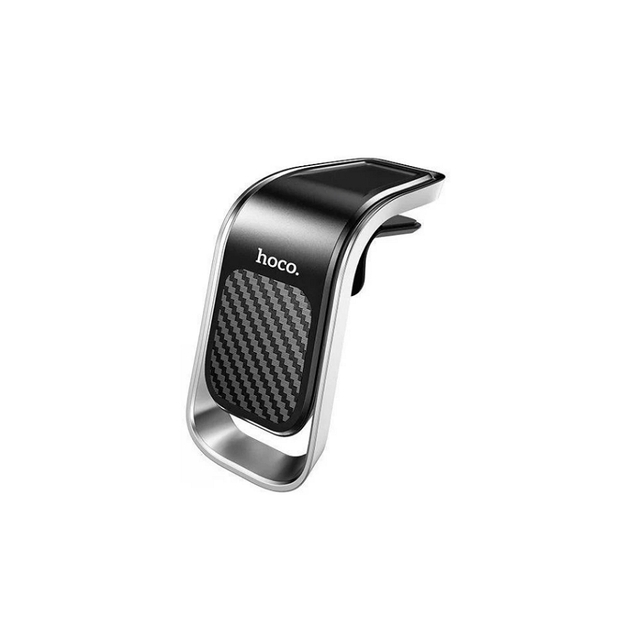 Холдер Hoco CA74 Universe air outlet magnetic car holder Black & Silver
