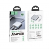USB-хаб Hoco HB14 Easy use Type-C adapter(Type-C to USB3.0+HDMI+PD) Silver (HB14)