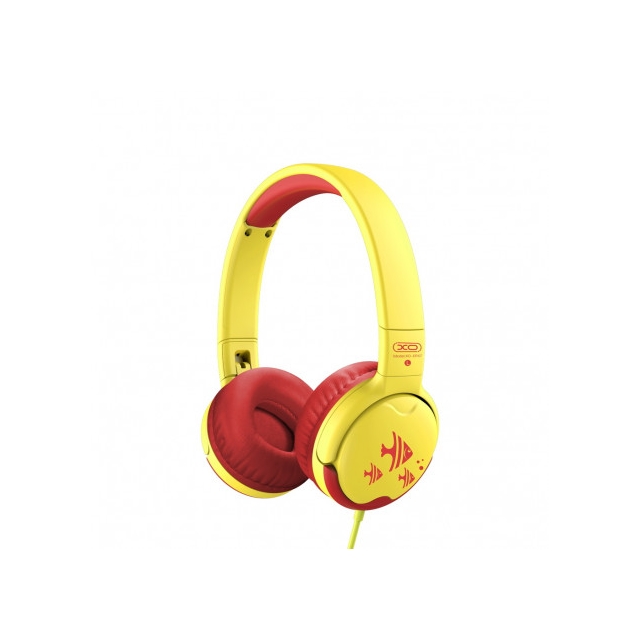 Наушники XO EP47  Kids Study Wired Headphone Yellow (EP47)