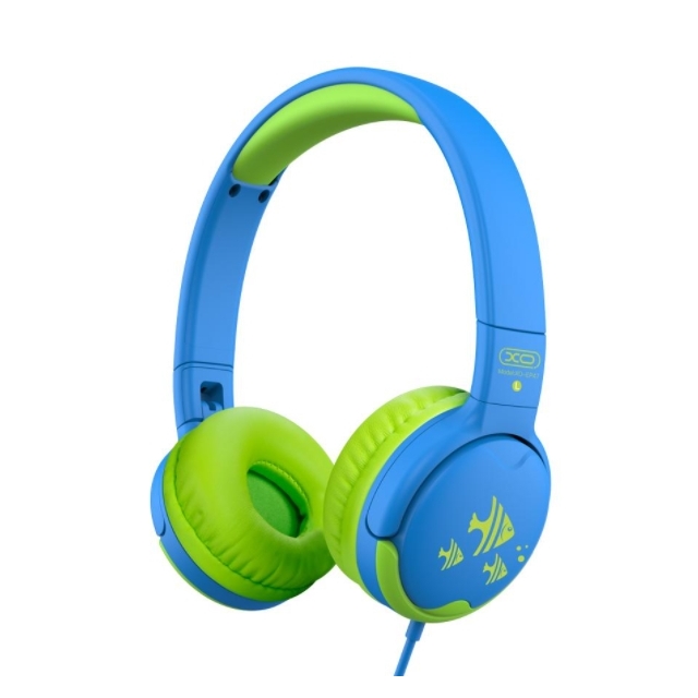 Наушники XO EP47  Kids Study Wired Headphone Green (EP47)