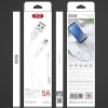 Кабель XO NB119 5A super fast charging USB cable Micro White (NB119)