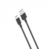 АЗП XO CC46 QC3.0 18W car charger with Type-c cable Gray