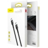 Кабель Baseus Cafule Cable Type-C For Type-C PD2.0 60W flash charging data line (20V 3A) 2m Gray+Black