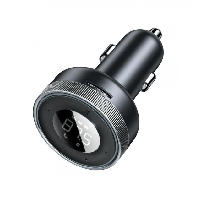 FM-трансмиттер Baseus Enjoy Car Wireless MP3 Charger (Wireless 5.0+5V/3.4A) Black (CCLH-01) (CCLH-01)