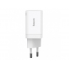 МЗП Baseus Super Si Pro Quick Charger C + U 30W EU White