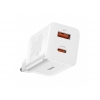 МЗП Baseus Super Si Pro Quick Charger C + U 30W EU White