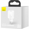 МЗП Baseus Super Si Quick Charger 1C 20W EU White
