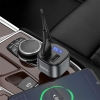 FM-трансмиттер Hoco E67 Fighter QC3.0 car BT FM transmitter Black (E67)