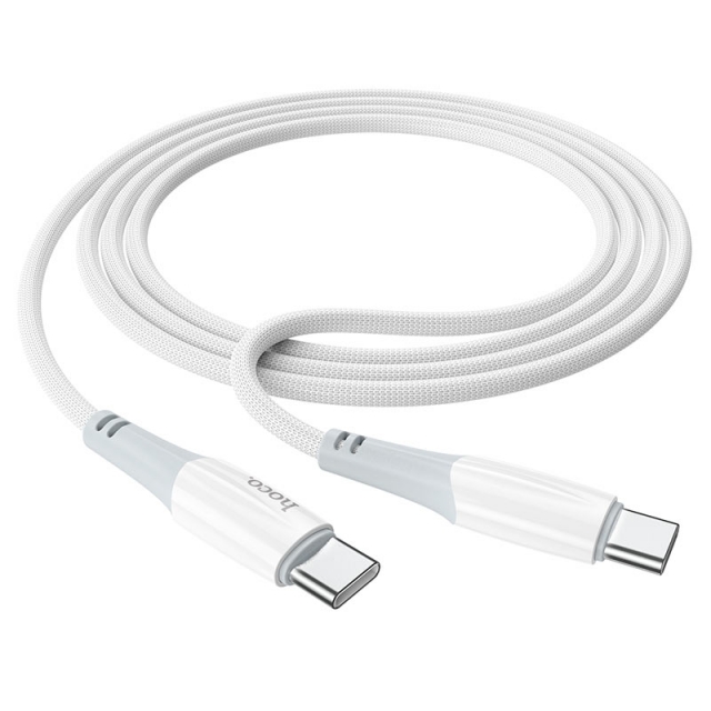 Кабель Hoco X70 Ferry 60W charging data cable Type-C to Type-C White (X70)