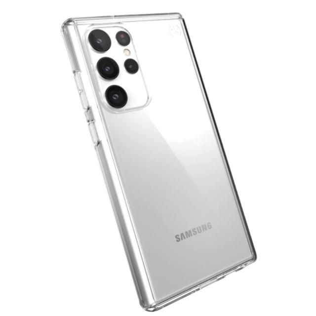 Чехол Silicone Case WS Samsung S22 Ultra Прозрачный