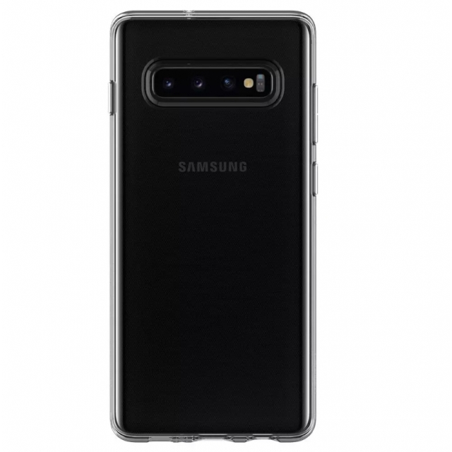 Чохол Silicone Case WS Samsung S10 Plus (G975) Прозорий