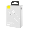 Кабель Baseus Superior Series Fast Charging Data Cable USB to iP 2.4A 1.5m White