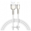 Кабель Baseus Cafule Series Metal Data Cable USB to Lightning 2.4A 1m White (CALJK-A02)