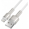 Кабель Baseus Cafule Series Metal Data Cable USB to Lightning 2.4A 1m White (CALJK-A02)