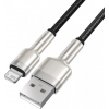 Кабель Baseus Cafule Series Metal Data Cable USB to Lightning 2.4A 2m Black (CALJK-B01)
