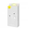 Наушники Baseus Encok Type-C lateral in-ear Wired Earphone C17 White (NGCR010002)