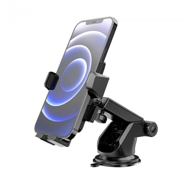 Холдер Hoco CA83 David one-button center console car holder Black (CA83)