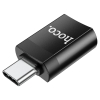Адаптер Hoco UA17 Type-C male to USB female USB3.0 adapter Black
