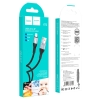 Кабель Hoco X72 Creator silicone charging data cable Lightning Black (X72)