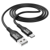 Кабель Hoco X72 Creator silicone charging data cable for Type-C Black