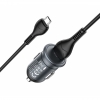 АЗП Hoco Z43 Mighty single port QC3.0 car charger set ( Micro ) Black