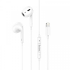 Наушники Hoco M1 Max crystal earphones Lightning with mic White (M1 Max)