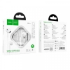 Наушники Hoco M1 Max crystal earphones Lightning with mic White (M1 Max)