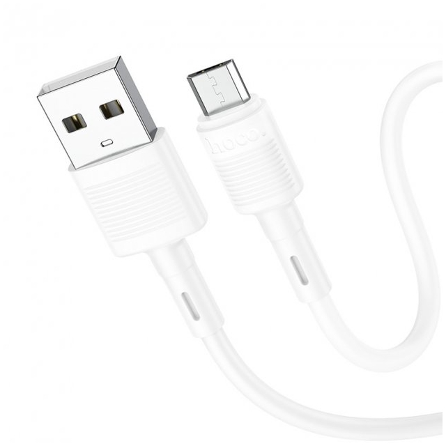 Кабель Hoco X83 Micro Victory charging data cable White (X83)