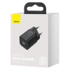 МЗП Baseus Super Si Quick Charger 1C 25W EU Black