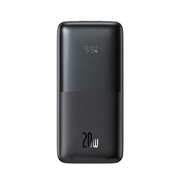 Power Bank Baseus Bipow Pro Digital Display Fast Charge 10000mAh 20W (Type-C cable) Black (PPBD040101) (PPBD040101)