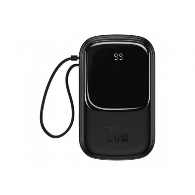 Power Bank Baseus Bipow Pro Digital Display Fast Charge 20000mAh 20W (Lightning cable) Black (PPQD-H01) (PPQD-H01)