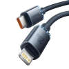 Кабель Baseus Crystal Shine Series Fast Charging Data Cable Type-C to Lightning 20W 1.2m Black (CAJY000201)