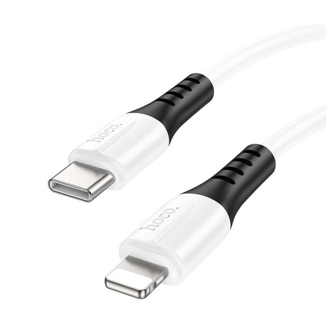 Кабель Hoco X82 iP PD silicone charging data cable White (X82)