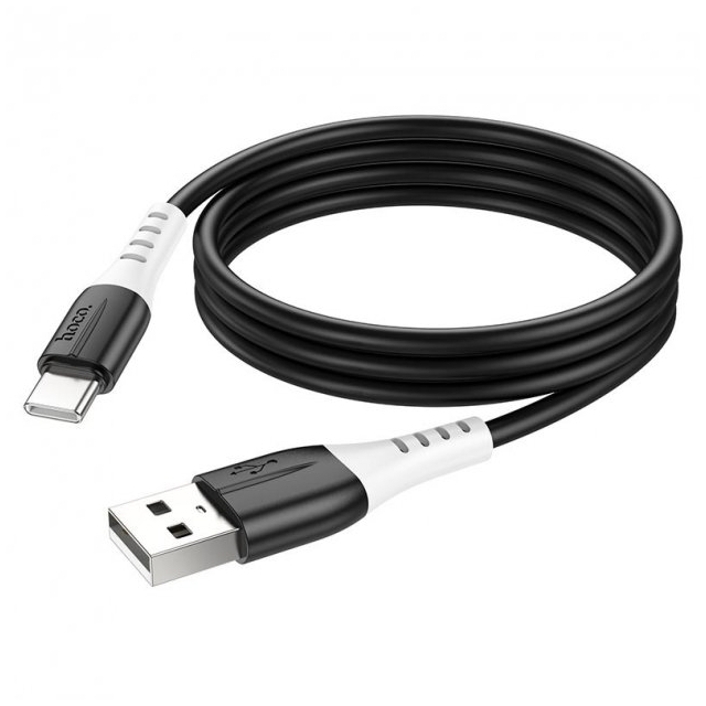 Кабель Hoco X82 Type-C silicone charging data cable Black