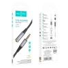 Кабель Hoco UPA20 3.5 audio extension cable male to female(L-1M) Metal Gray (UPA20)