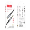 Кабель Hoco UPA20 3.5 audio extension cable male to female ( L-2M ) Metal Gray
