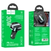 FM-трансмиттер Hoco E70 PD30W+QC3.0 car BT FM transmitter Black (E70)