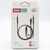 Кабель XO NB178B 2 in 1 audio adapter cable DC3.5 TO DC3.5+TYPE-C  1M Black (NB178B)