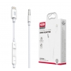 Кабель XO NB-R192A Lightning to 3.5mm 1M White (NB-R192A)